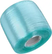 OSOLADY PVC Plastic Film Roll Stretch Wrap Cable Tubing Plant Tape Gardening Tool Grafitng Film Handle Cellophane Wrap Heat Seal Bags for Packing