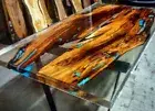 Resin art epoxide Walnut Custom Order Table Top resin art epoxide coffee table