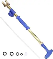 XIASABA Irrigation Sprayer Copper and Plastic 36. 0×7. 0×2. 0 Bottle Type Sprayer with Double Nozzles G3 4 Female Thread Water Sprinkler for Garden Lawn Irrigation Reciprocating