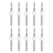 2.15mm Tungsten Carbide CNC Engraving Print Circuit Board PCB Drill Bits 10 Pcs