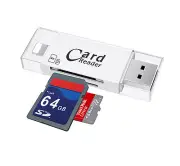 OTG MicroSD SD TF Card Reader for iPhone 13 12 11 X 8 7 Plus iPad iOS Android PC