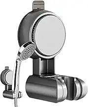 Handheld Shower Head Holder | Shower Nozzle Holder - 360-degree Adjustable Fixing Attachment Adapter Organizer for Home Room Outdoor Apartment RV Dorm