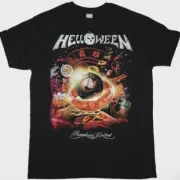 HELLOWEEN PUMPKINS UNITED WORLD TOUR 2018 NEW BLACK T-SHIRT