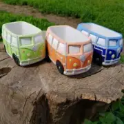 Camper Van Concrete Cement Flower Pot Silicone Mold Succulent Planter DIY Crafts
