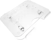 HOODANCOS Acrylic Tablet Holder Riser Clear Laptop Stand for Reading Office Home Use Sturdy Multi Function Tablet Rack for Books Devices Wear Material Design