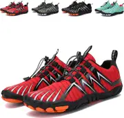 Barefoot Shoes for Men and Women, Healthy and Comfortable Barefoot Shoes for hiking,surfing,rafting,hiking rock,climbing.-red