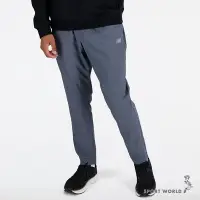 在飛比找Yahoo!奇摩拍賣優惠-New Balance 長褲 男裝 吸濕排汗 內拉繩 灰藍【