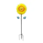 Sunflower Wind Spinner Wind Catcher Sturdy Portable Iron Fashion Garden