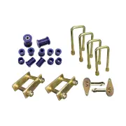 Rear RAW Leaf Springs Bush Shackle U-bolt Pin Kit for Great Wall Cannon P9 19-On