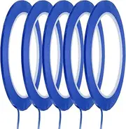 uxcell Whiteboard Tape 2mm Self Adhesive Graphic Chart Line Tape 66 Meters Grid Marking Stickers for Pinstripe Dry Erase Board Scrapbooking DIY Art Crafts, Blue, Pack of 5