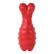 Petstages Grunting Fetch Bunny Interactive Play Pet Dog Toy Red