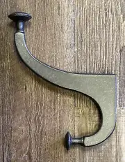 Black Ikea Frän Black Laquered Metal Coat Rack Hook Hemnes Carina Bengs 18481 6”