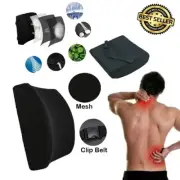 Snons Memory Foam Lumbar Back Support Cushion Pillow Home Car Office Seat Chair