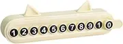 WILLAB Temporary Parking Sign, Temporary Parking Plate with Cat Ear, Telephone Number Plate, Parking Mobile Phone Numbers Plate for Car Dashboard