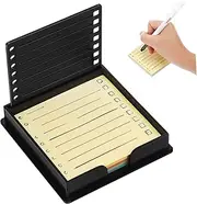 HYTROVE Sticky Memo Template Holder Desktop Organizer Note Holder Card Rack Display Office Supply Study Tool