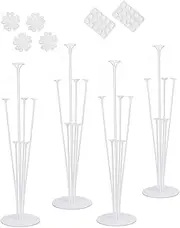 Balloon Stand Kits,Balloon Decorating Strip Kit Table Balloon Stand Kit with Ballon Cup/Pole/Base Support Holder for Graduation,Wedding,Birthday,Party Decorations