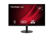 ViewSonic 27' VG 2K 2560 X 1440 SuperClear IPS, USB-C 65w Hub, DP, Height Adjust, 3y Advance Replacement, Business Pro Monitor
