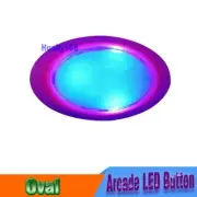 Arcade LED Button Push Oval Illuminated 12V Lamp Race Video Game JAMMA MAME New