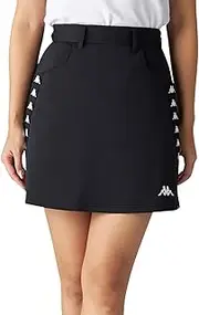 [Kappa] 644306 Women's Skirt, Lightweight, Stretchy, Side Logo Tape