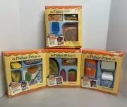 Fisher Price Fun With Food 4 Sets Complete In Box Tacos Steak TV Dinner *Read*