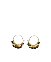 Isabel Marant Casablanca Tassel Hoop Earrings One size black