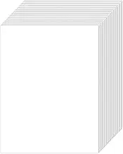 Lejapwat Thick A4 White Cardstock Paper 50 Sheets, 270Gsm White Kraft Cardstock Paper for DIY Projects Printing Drawing Invitation Making Birthday Wedding Decoration