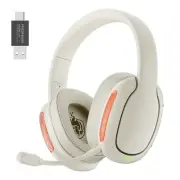 YOTMS Wireless Gaming Headset for PS5, PC, PS4, 2.4Ghz Gaming Headphones with