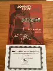 Johnny Depp Autographed 8 x 10 Photo With 2 COA
