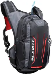 Dainese Alligator Hydration Backpack, black-red for Men One Size Black Red