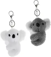 [Ciieeo] Cute Koala Keychains For Backpacks Plush Keychain Lovely Plush Keychain Plush Key Chain Decorative Bag Pendant