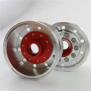 TOUCANRC Metal Front Wheel Hub Upgraded Large 1Pair for 1/14 RC DIY Tamiye Truck