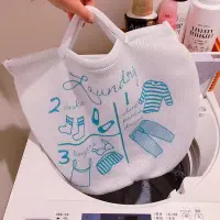 在飛比找Yahoo!奇摩拍賣優惠-☆Juicy☆日本 雜貨品牌 分隔三層 洗衣袋 裝衣袋 出國