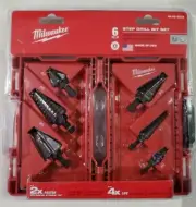 NEW Milwaukee 48-89-9224 Black Oxide 6-piece Step Bit Set