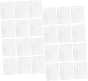 WOONEKY 40 Sheets Nail Glue Double Sided Jelly Glue for Nails Manicure Adhesive Paste Accessories