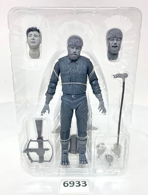 NECA Universal Monsters Lon Chaney Black White Wolfman NO BOX But NEW Never Used