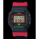 CASIO 卡西歐 G-SHOCK 90年代 復古方形 聖誕配色休閒電子錶-黑X紅(DW-5600THC-1)[秀時堂]