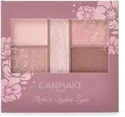 Canmake Perfect Stylist 5 Shades Eyes Shadow 3 g, 24 Mellow Peach Tea