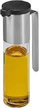 WMF Basic Vinegar Oil Dispenser 120 ml, Vinegar and Oil Dispenser with Aroma Lid, Return Opening, Glass Container, Cromargan Matte Stainless Steel