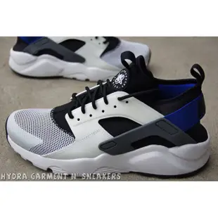 【HYDRA】Nike Air Huarache Run Ultra 黑白藍 武士鞋 男鞋 三代 819685-100