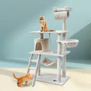 141cm i.Pet Cat Tree Scratching Post Condo Tower Furniture - Beige