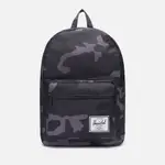 HERSCHEL POP QUIZ 帆布 黑色 迷彩水印 全黑 筆電夾層 多夾層 書包 後背包 背包 現貨