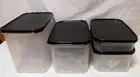 TUPPERWARE MODULAR MATES RECTANGLES pink, chili, blue, white, rhubarb, greystone