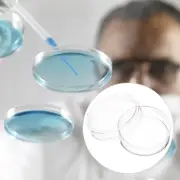 30 Pcs Petri Dishes with Lids Culture Plate Lab Equipment Tissue Child
