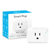 Smart Plug, Smart Home Wi-Fi Mesh Outlet, 15A Ultra Efficient Smart Plug Comp...