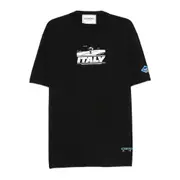 [Iceberg] Iceberg X PEANUTS Snoopy-print T-shirt M BLACK