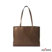 在飛比找蝦皮商城優惠-【satana】Leather 心革調經典托特包-深咖啡(S