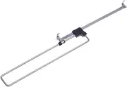 TOGEVAL Coat Rack Telescopic Clothes Rail Retractable Wardrobe Rod 300mm Clothing Rack Hanger Towel