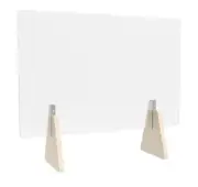 Acrylic Plexiglass Shield Sneeze Guard 16x24/24x16" Landscape Portrait Tabletop
