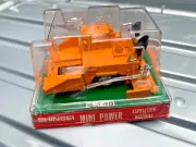 VINTAGE SHINSEI 4121 MINI POWER ASPHALT FINISHER, JAPAN, NEW IN BOX
