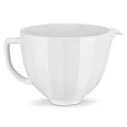 4.7L White Shell Ceramic Bowl for Tilt-head Stand Mixer KSM2CB5PWS